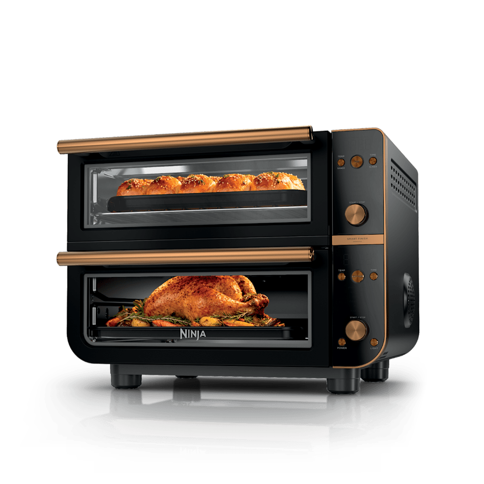 Ninja® Double Oven Pro Smart XL Countertop Oven & Air Fryer, Stone Gold