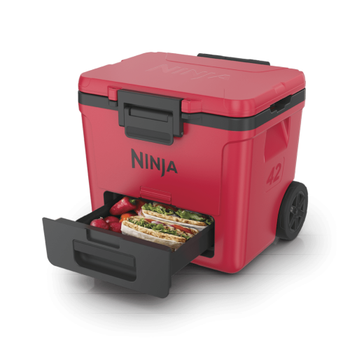 Ninja FrostVault&trade; 42qt Cooler with Wheels in Blue Grey