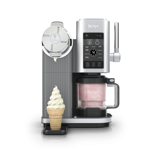 Ninja CREAMi® Scoop & Swirl™ Soft Serve Ice Cream Machine in Navy
